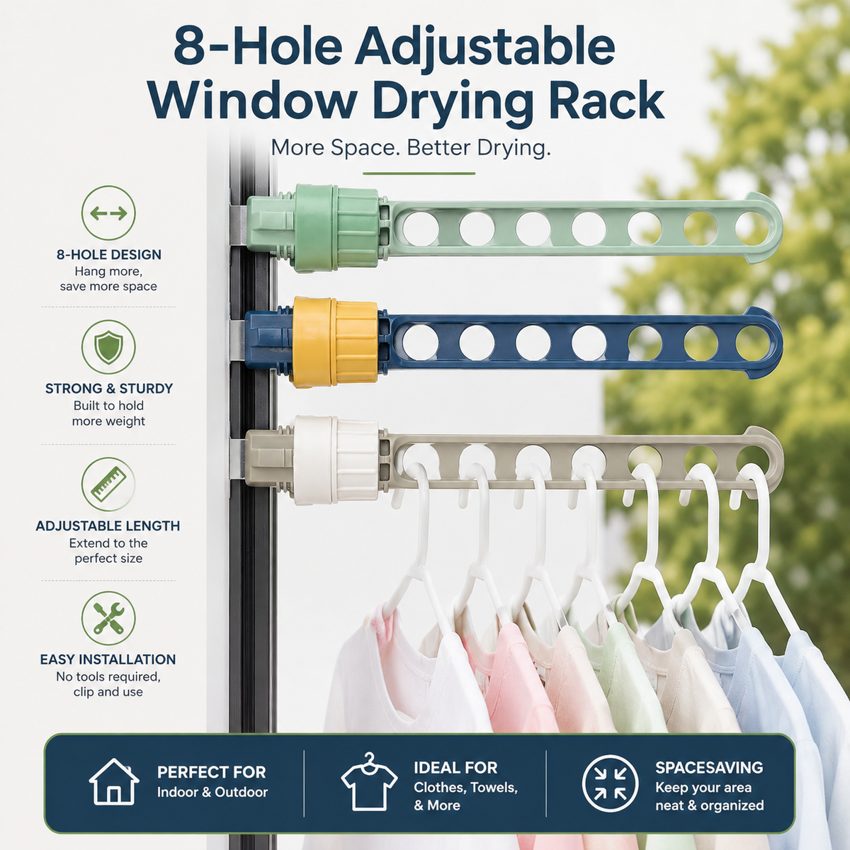 Smart Window Drying Rack