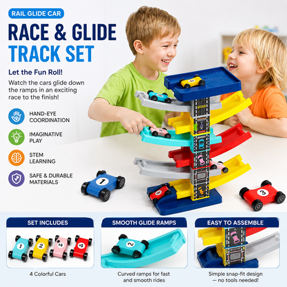 Multi-Level Ramp Race Car Toy