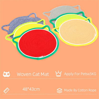 Handmade hemp rope cat scratching board - Cute Pet Story