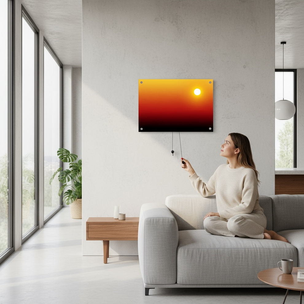 Sunset Vibe Wall Lamp – No Drill, Pure Ambience