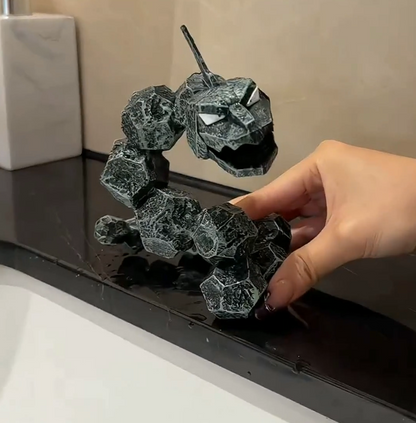 Pokemon Onix Toothbrush Holder - Crystal Rock Snake Bathroom Organizer