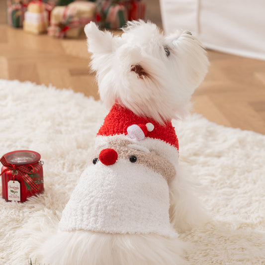 Santa Paws Holiday Sweater – Cozy Wear for Pets