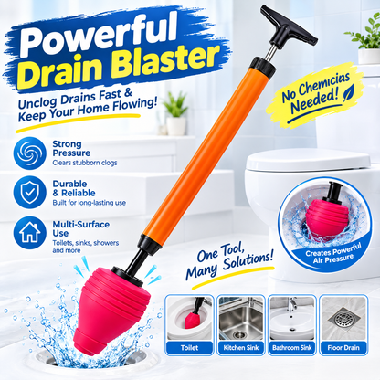 High-Pressure Toilet & Drain Unclogger