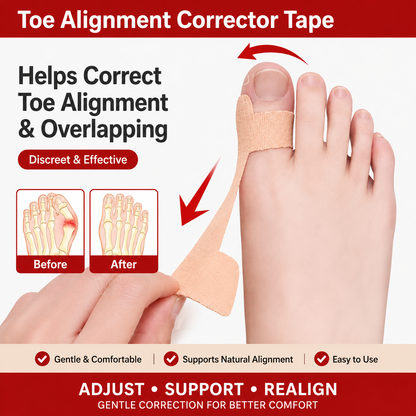 Toe Alignment Corrector Tape
Bunion Relief & Big Toe Support Brace