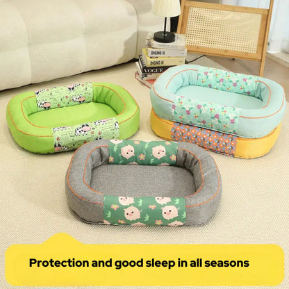 Pet Bed Anti-Slip & Water-Resistant Bottom, Cute and Comfortable bed