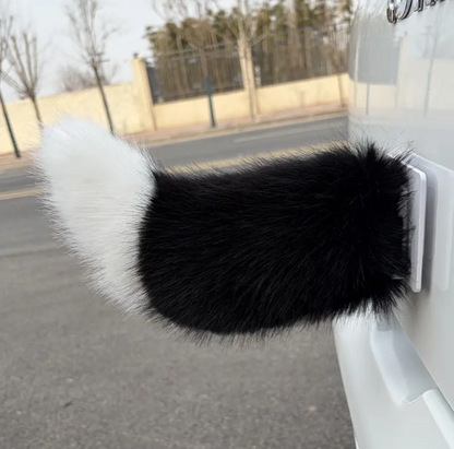Electric Wagging Fox Tail Car Decor