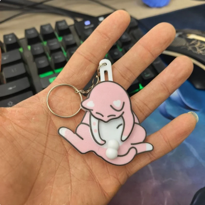 Funny Cat Keychain