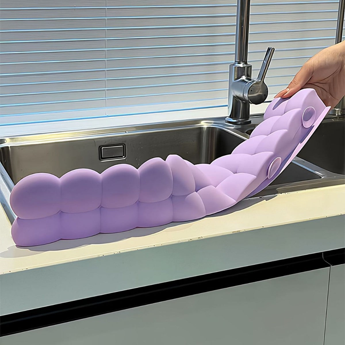 Silicone Sink Splash Guard – Flexible Water Stopper for Kitchen