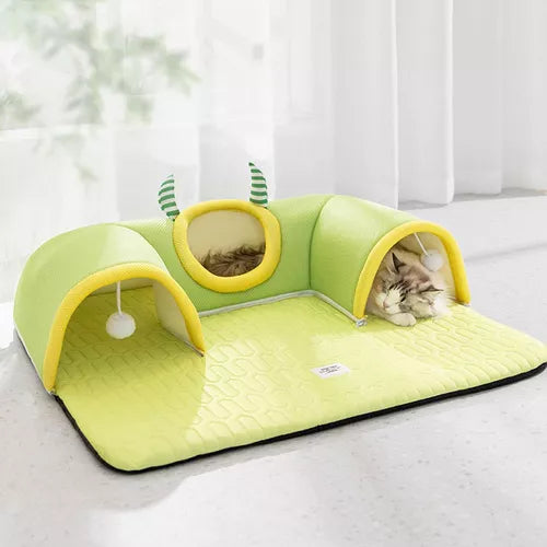 Cat tunnel bed