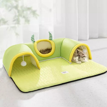 Cat tunnel bed