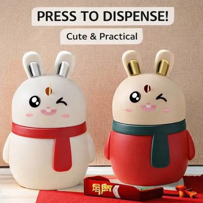 2026 Cute Rabbit Pop-Up Toothpick Holder