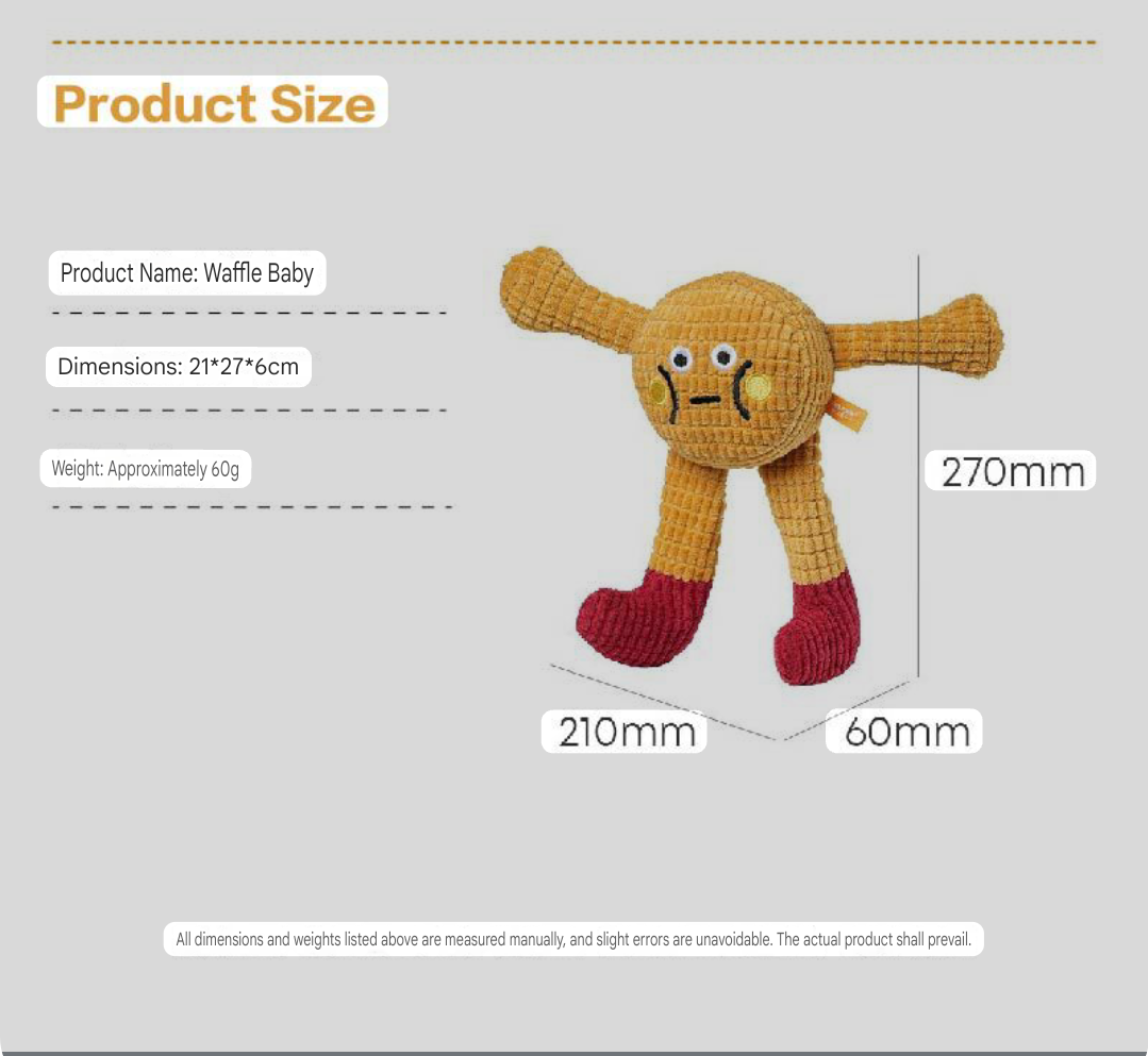 Interactive Plush Cat Toy – Soft, Durable & Squeaky for Playful Bites and Cuddles