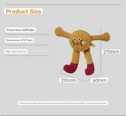 Interactive Plush Cat Toy – Soft, Durable & Squeaky for Playful Bites and Cuddles