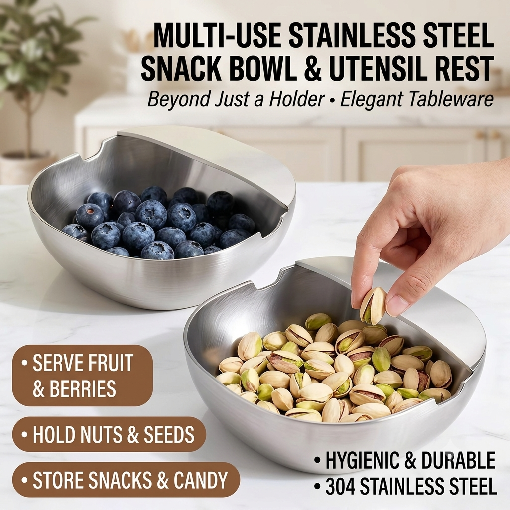 Stainless Steel Kitchen Utensil Holder