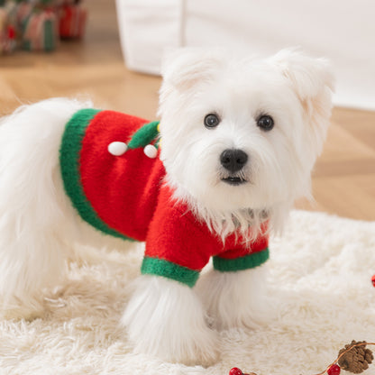 Christmas pattern Cat and dog sweater