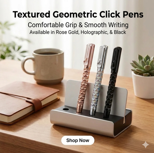 Magnetic Shape - Shifting Fidget Pen - Geometric Stress Relief Toy & Writing Pen