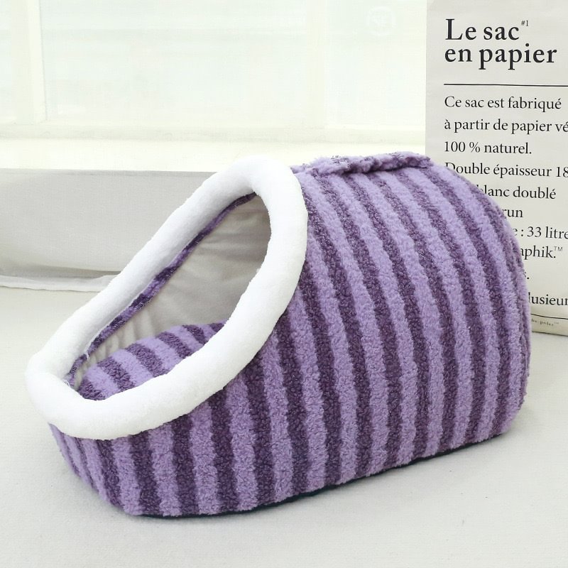 Cat Beds for Indoor Cats,Cute Slipper Cat Bed Cave