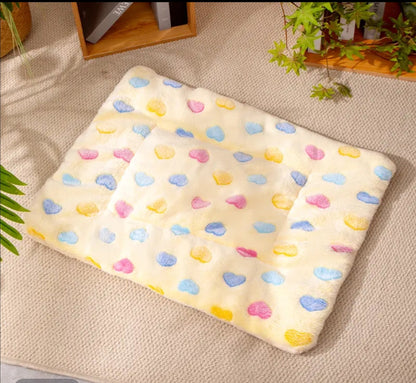 Dog and Cat Bed Winter Warm Mat Dog and Cat Sleeping Mat Pet Blanket