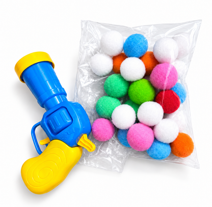Pom-Pom Ball Launcher