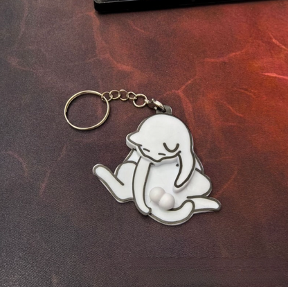 Funny Cat Keychain