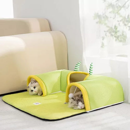 Cat tunnel bed