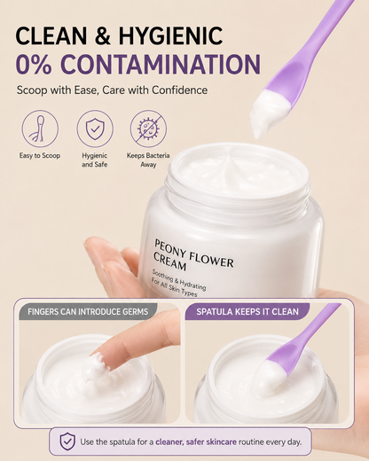 Dual-Ended Silicone Cosmetic Spatula