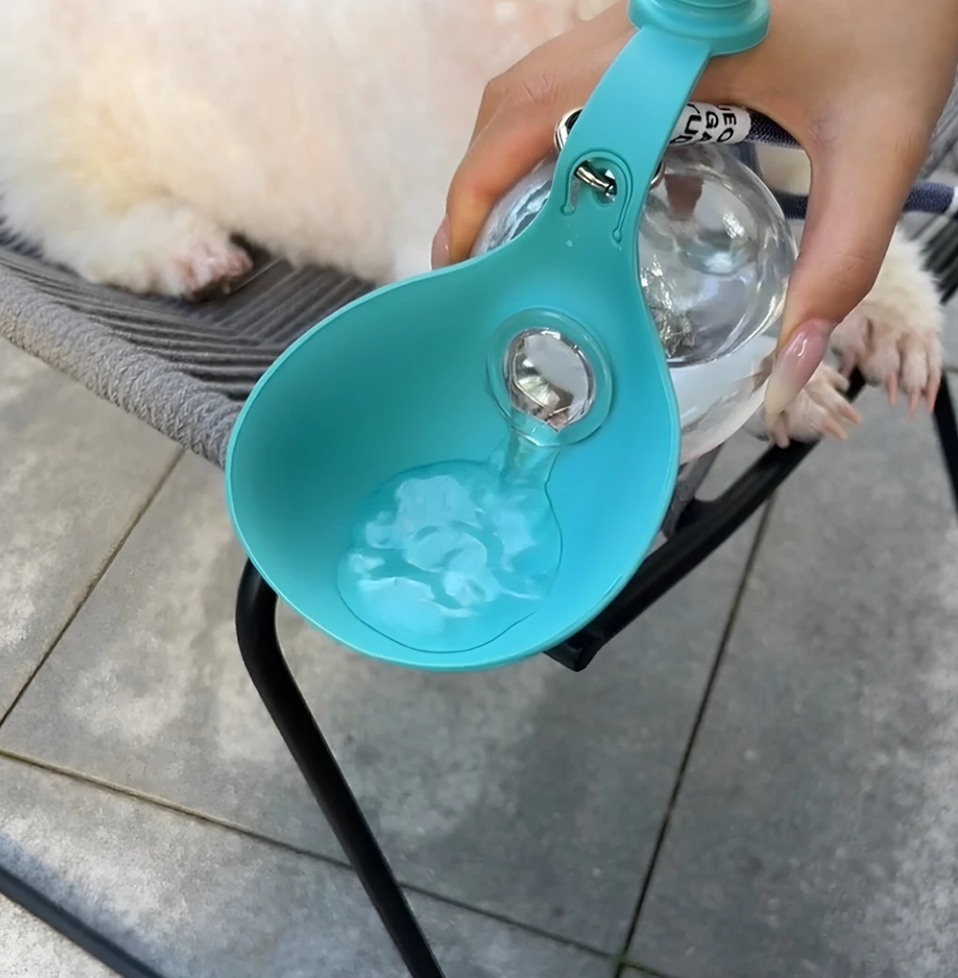 2-in-1 Portable Dog Water Bottle