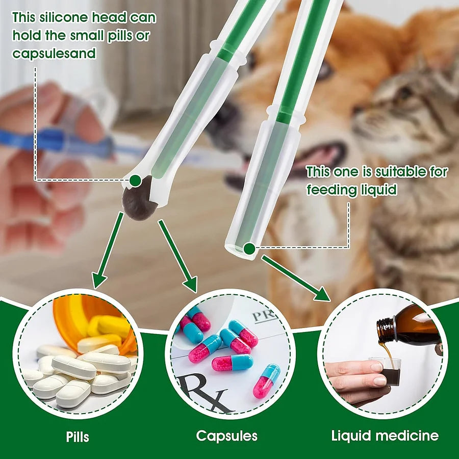 Cat dog pill plunger Medicine feeding tool for pets