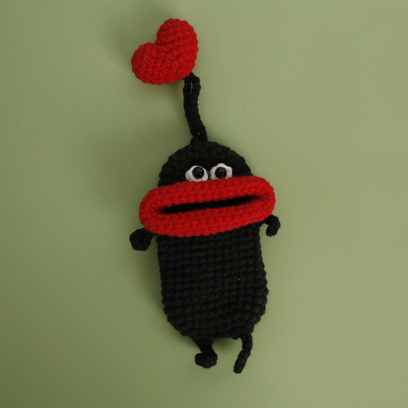 Knitted car key cover