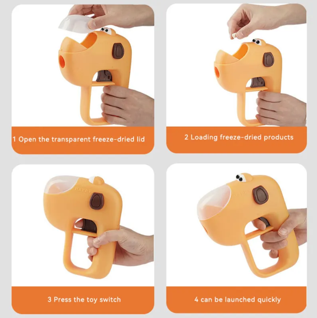 Hot Sale Cute Design Large Capacity Pet Treat Launcher Interactive Toy to Relieve Pet Boredom Pet Supplies