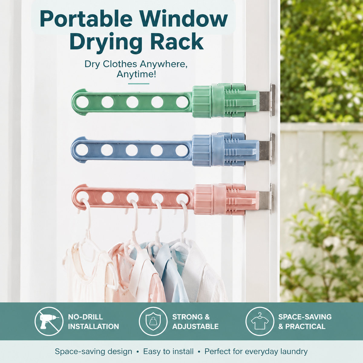 Smart Window Drying Rack