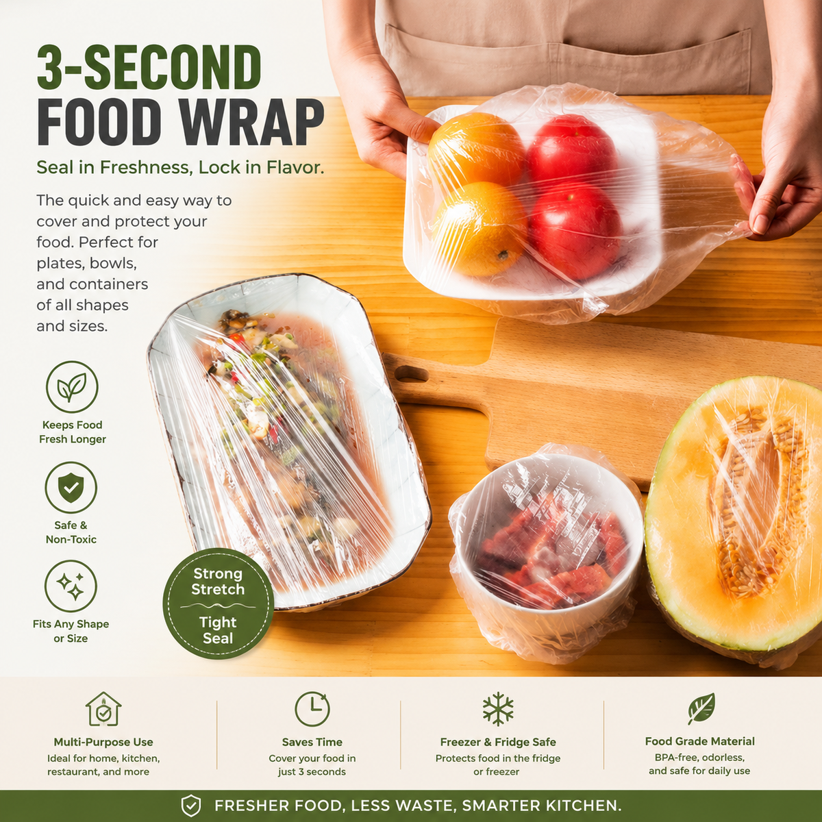 Disposable Stretch Food Covers