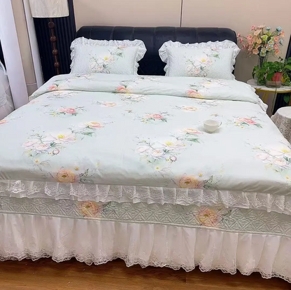 Fairy-Style Quilted Non-Slip Bed Cover