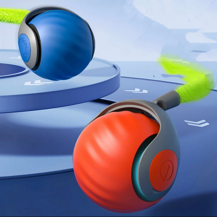 Rotating smart ball toy