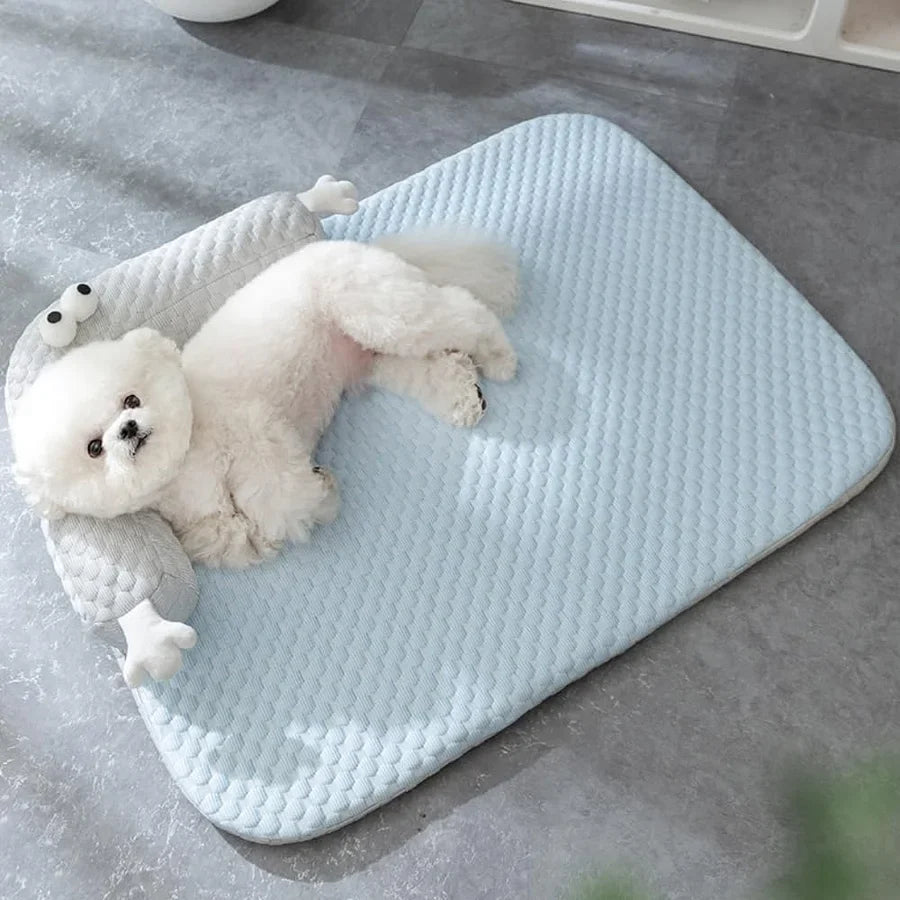 Pet Ice Silk Cooling Mat Summer Cat & Dog