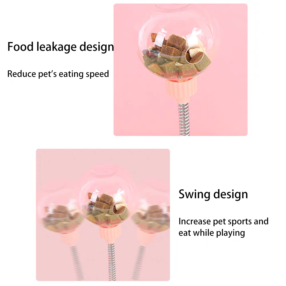 Cat Leaking Food Ball Self-Playing Tumbler Toys Funny Swing