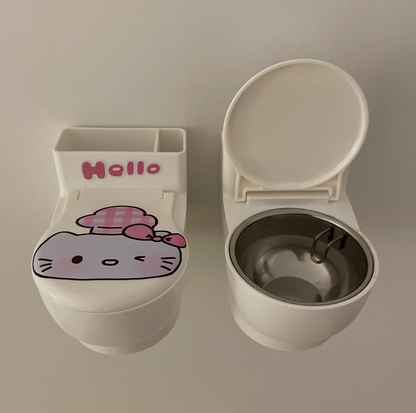 Cat water bowl toilet design