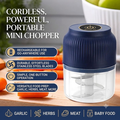 Rechargeable Electric Garlic Chopper