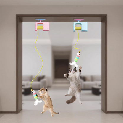 Smart Electric Door-Hanging Cat Yo-Yo Toy – Interactive Self-Play Amusement Toy